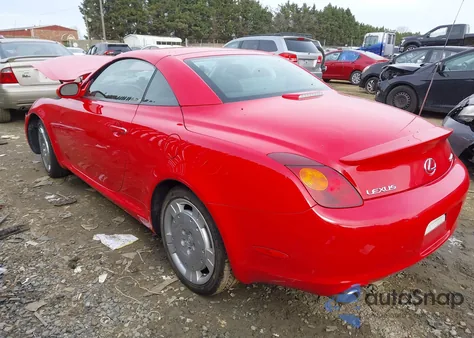 2002 Lexus Sc 430 from USA, damaged, VIN JTHFN48YX20017872